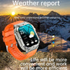 K57 Pro 1.96 Inch Bluetooth Call Music Weather Display Waterproof Smart Watch, Color: Orange