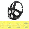 Breathable Bulldog Muzzle XXS - Black, Adjustable & Comfortable Mesh