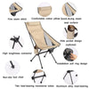 Outdoor Camping Aluminum Alloy Portable Folding Beach Chair, Colour: With Pocket (Blue Gray)