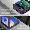 For Samsung Galaxy Z Flip5 Hinge MagSafe PC Full Coverage Phone Case(Deep Purple)