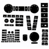 For 2005-2010 Volkswagen Touareg/Passat Steering Wheel Window AC Switch Button Repair Sticker(8pcs /Set)