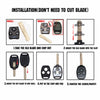 Replacement Non-embryo Car Key Case for HONDA 3 + 1 Button Car Keys, without Battery