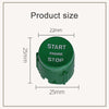 One-key Start Engine Stop Switch Button for Land Rover Range Rover / Discovery, Left Driving(Green)