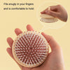 Finger Ring Scalp Massage Comb Air Cushion Comb Household Female Hair Wash Brush(Apricot))