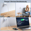 JOYROOM JR-TCF15 30W USB+USB-C / Type-C Fast Charger, Specification:UK Plug(White)
