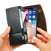 3.5-4.0 inch Multifunctional Waist Bag Mobile Phone Leather Case(Black)