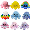 Flipped Octopus Doll Double-Sided Flipping Doll Plush Toy(Purple+Black)