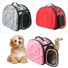 Foldable Pet Carrier Bag Pink, Breathable, for Small Dogs & Cats