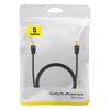 Baseus PCWL-A105 High Speed CAT7 10Gigabit Ethernet Slender Cable, Length:1m(Black)