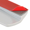 1 Pair Car Solid Color Silicone Bumper Strip, Style: Long (Grey)