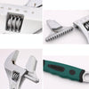 Multifunctional Water Pipe Wrench Movable Dual-purpose Spanner, Size:8 Inch