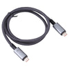 10Gbps 8K USB-C/Type-C to USB-C/Type-C Video Cable Compatible with USB 3.2, Length: 1m(Black)