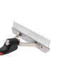 Large Dog Rake Comb | Stainless Steel | Rubber Handle
