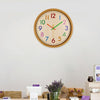 12 Inch Living Room Creative Color Wood Grain Wall Clock Quartz Clock  Classroom Children  Personality Wall  Clock