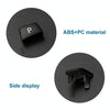 Car Gear Lever Auto Parking Button Letter P Cap for BMW X5 X6 2013-, Left Driving (Black)