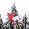 Christmas Tree Elk Pendant Christmas Decorations(White)