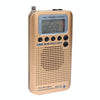 HRD-737 Portable Aircraft Band Radio Wide Frequency Receiver (Gold)