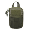 1000D Nylon Bag Outdoor Waist Fanny Pack Mobile Phone Key Mini Tools Waterproof Sport Pouch(Green)