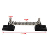 CP-3050 150A 12-48V RV Yacht 6-way Busbar with 8pcs Terminals(Black)