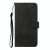 For LG Stylo 7 4G Cubic Skin Feel Flip Leather Phone Case(Black)