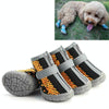 Dog Shoes Breathable Non-Slip Boots, Black & Orange, Size 5 (4.8x5.3cm)