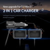 For DJI Mini 4 Pro / Mini 3/ Mini 3 Pro STARTRC 2 in 1 Battery Charging Car Charger