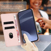 For Samsung Galaxy A15 4G / 5G Embossed Multi-functional Wallet Retro Leather Phone Case(Pink)