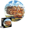Round Shape Irregular Plane Puzzle Jigsaw Toy 1000 Pieces(Sky City)