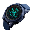SKMEI 1257 Men Fashionable Outdoor 50m Waterproof Digital Watch Sports Wrist Watch(Blue)