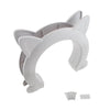 4-Way Lockable Cat Flap | White | MM01