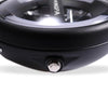 HONGPA Motorcycle Retro Headlights Modified Parts LED General Metal Headlights(Matte Black)