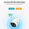 SriHome SH034C 4MP WiFi Security Camera Outdoor AI Human Tracking US Plug