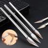 Gold And Silver Jewelry Polishing Scraping Shining Agate Knife Sanding Tool, Model: Steel Handle Sword Small