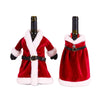 Christmas Red Wine Bottle Cover Wine Bottle Decoration Creative Wine Bag(Skirt)