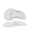 1pair Flat Feet Arch Support Shoe Insoles Adhesive Reusable Arch Cushions, Size: L 40-45(Gel Transparent)