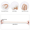 Fashion Adornments Pearl Magnetic Buckle Curtain Strap(Dark Coffee)