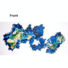 Wooden Irregular High Difficulty Puzzle Infinite Galaxy Mystery Puzzle Toy, Colour: Mars+Earth Double-sided