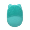 F35 Household Waterproof Electric Silicone Facial Cleanser Ultrasonic Massage Vibrating Facial Cleanser(Blue)