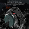 C22 1.6 inch Round Screen Bluetooth Smart Watch, Support Health Monitoring & 24 Sports Modes(Black)