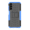For Samsung Galaxy A14 5G Tire Texture TPU + PC Phone Case with Holder(Blue)
