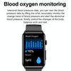 Smart Watch Ring ECG Temperature Heart Rate Blood Pressure Health Bluetooth Talking Watch, Color: Red Silicone