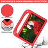 For Huawei MediaPad M6 8.4 Handle Portable EVA Shockproof Anti Falling Protective Case with Triangle Holder(Red)