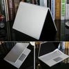 4 in 1 Notebook Shell Protective Film Sticker Set for Microsoft Surface Book 2 15 inch(Silver)