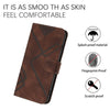 For Samsung Galaxy A56 5G Line Pattern Skin Feel Leather Phone Case(Coffee)