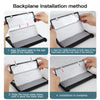 For Microsoft Surface Pro 10 / 9 Acrylic Transparent LaptopCase with Shoulder Strap(Black)