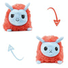 15cm Flipped Doll Double-Sided Expression Flipped Animal Cartoon Doll Plush Toy(Orange Alpaca)