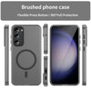 For Samsung Galaxy S23+ 5G MagSafe Frosted Translucent TPU + PC Full Coverage Phone Case(Black)