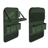 4041 Napa Texture Leather Car Seat Back Storage Bag Folding Dining Table(Olive Green)