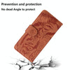 For Asus Zenfone 9 Tiger Embossing Pattern Flip Leather Phone Case(Brown)