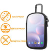 MP3 / MP4 Universal TPU Portable Storage Bag with Hanging Buckle(Blue)